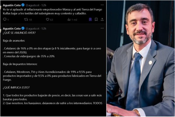 Agustín Coto: “La competencia es así. Argentina es un país caro”