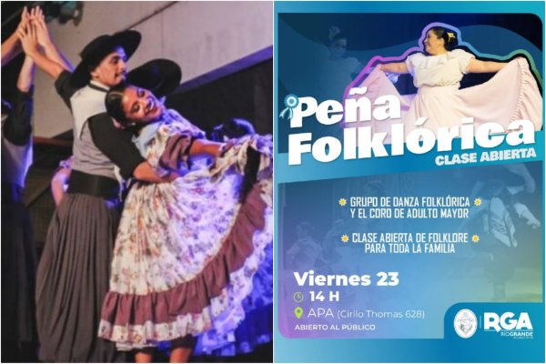 El municipio invita a una Peña Folklórica abierta a toda la comunidad