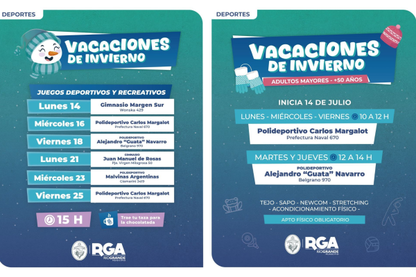 Vacaciones activas: jornadas deportivas y recreativas en todos los barrios de la ciudad