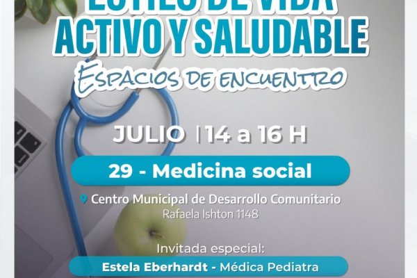 SUMATE AL ESPACIO DE ENCUENTRO PARA FOMENTAR ESTILOS DE VIDA SALUDABLES