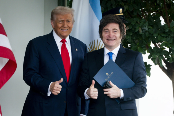 Donald Trump se adjudicó el triunfo de Javier Milei: 