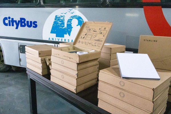 Se completó la instalación de antenas Starlink en las unidades de Citybus