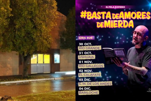 El Pela Romero llega a Río Grande con su nuevo show “Basta de Amores de Mierda”