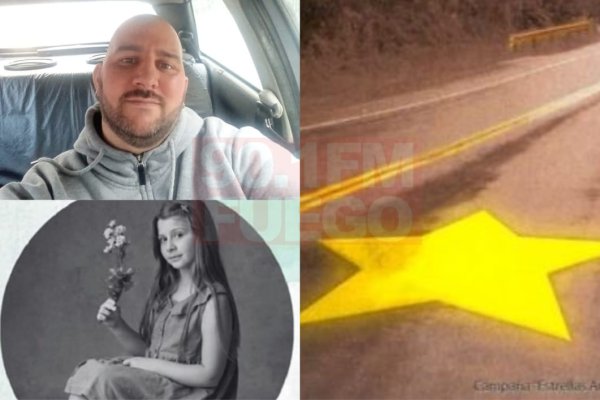Homenajearán a Olivia e Ignacio con estrella amarillas en la Ruta 3